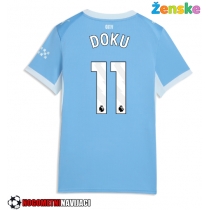 Ženske Nogometnih dresov Manchester City Jeremy Doku #11 Domači 2026-27 Kratki rokavi